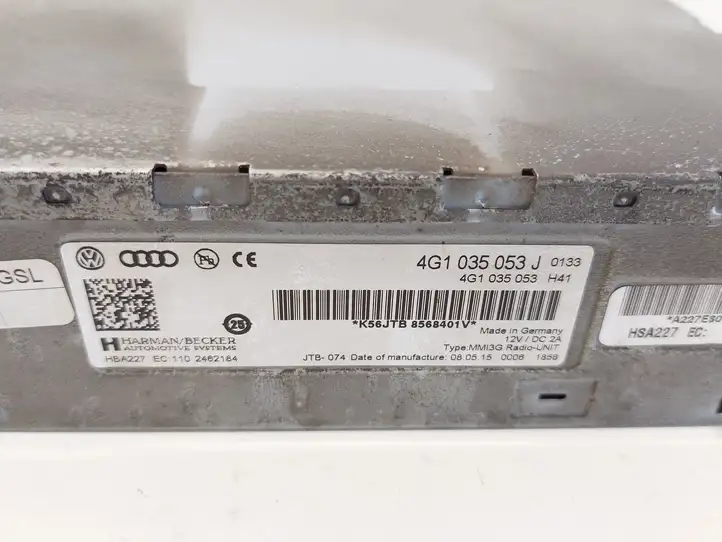 Audi A4 Allroad (2011 - 2016) 4G1035053J Магнитола / мультимедийная система — фото 7