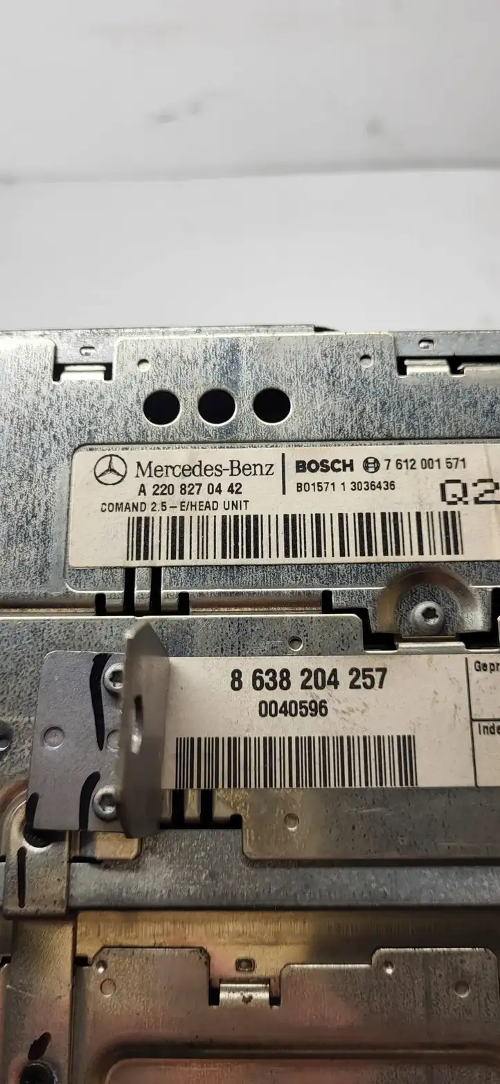 Mercedes-Benz S W220 (1998 - 2006) A2208270442 Магнитола / мультимедийная система — фото 6