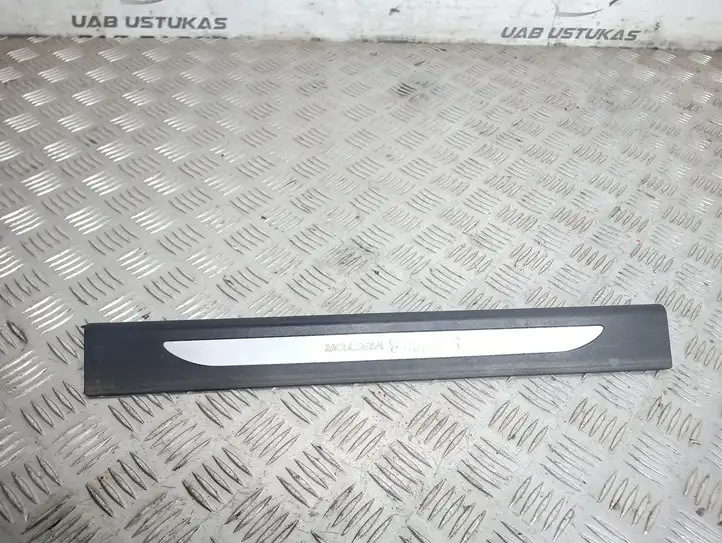 Saab 9-3 Ver2 (2003 - 2007) 12791316 Внутренняя отделка переднего порога — фото 1