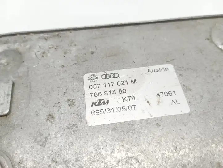Audi A8 S8 D3 4E (2007 - 2010) 057117021M Кронштейн масляного фильтра — фото 4