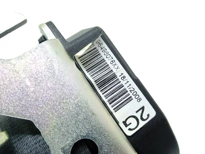 Peugeot 207 (2006 - 2009) 96498076XX Задний ремень безопасности — фото 4