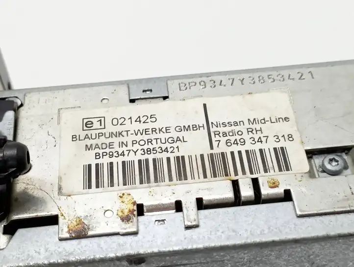 Nissan Primera (2000 - 2001) 7649347318 Магнитола / мультимедийная система — фото 5