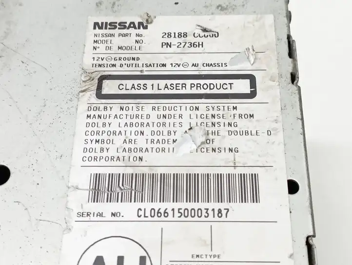 Nissan Murano Z50 (2002 - 2008) 28188CC000 Магнитола / мультимедийная система — фото 5