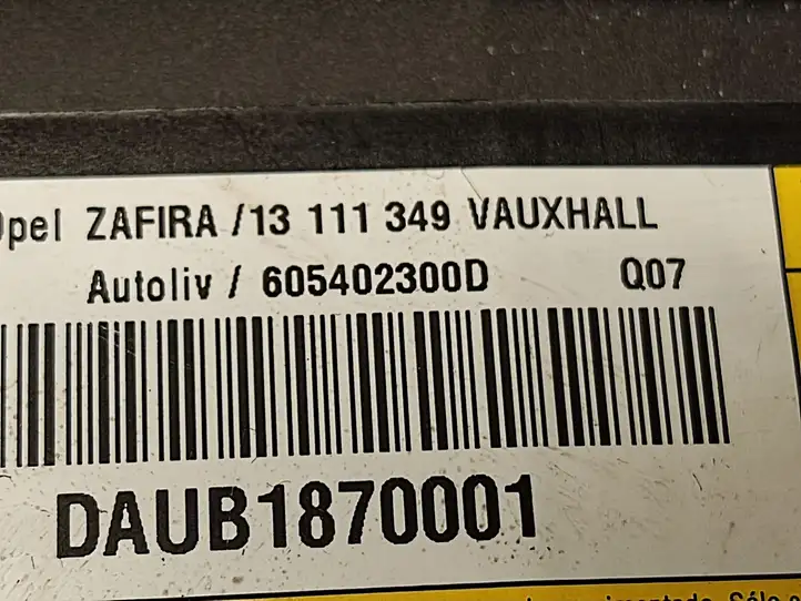 Opel Zafira B (2006 - 2008) 13111349 Подушка безопасности руля — фото 2