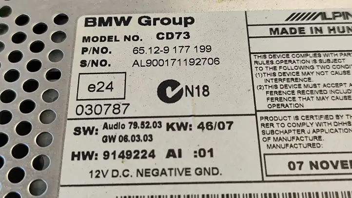 BMW 3 E90 E91 (2005 - 2012) 9177199 Магнитола / мультимедийная система — фото 3