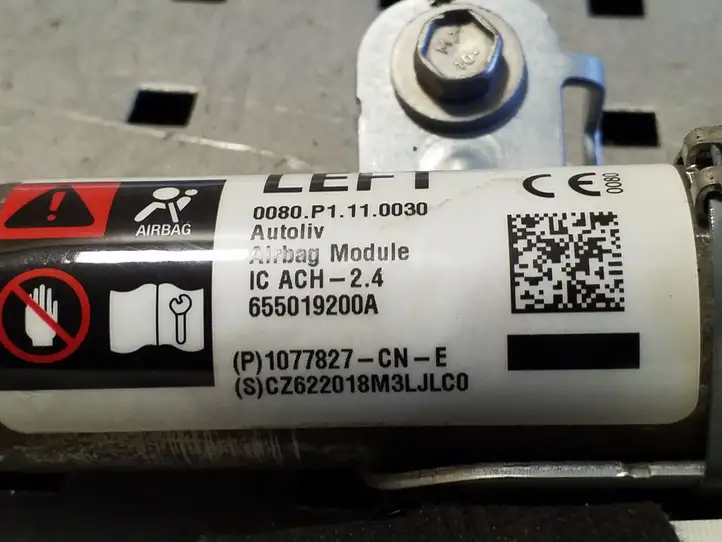 Tesla Model 3 (2017 - 2023) 1077827CNE Боковая подушка безопасности шторка — фото 2