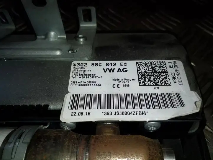 Volkswagen PASSAT B8 (2015 - ) 3G2880842E Коленная подушка безопасности — фото 3