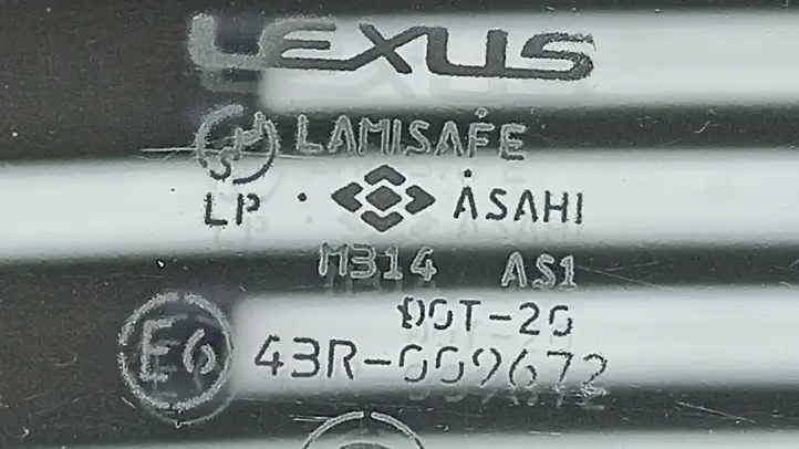 Lexus LS 430 (2000 - 2003) 43R009672 Стекло задней двери — фото 3