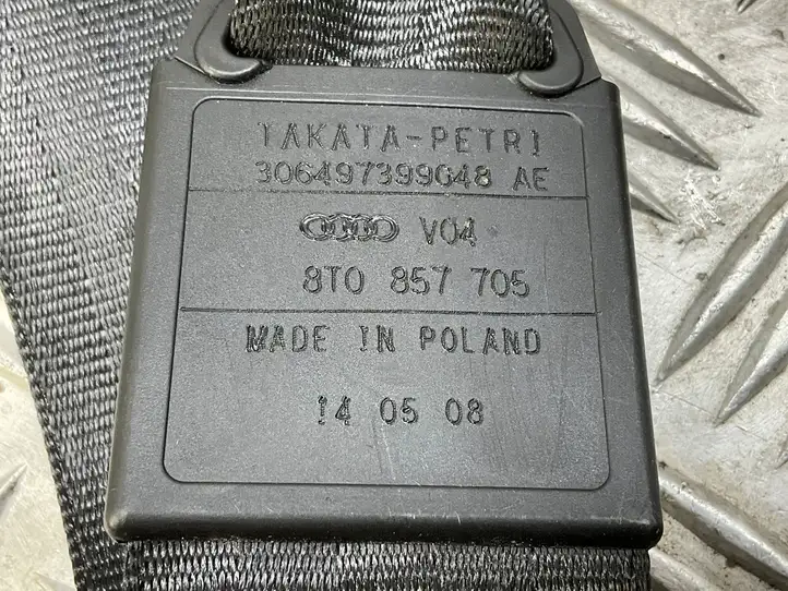 Audi A5 8T 8F (2007 - 2011) 8T0857705 Передний ремень безопасности — фото 5