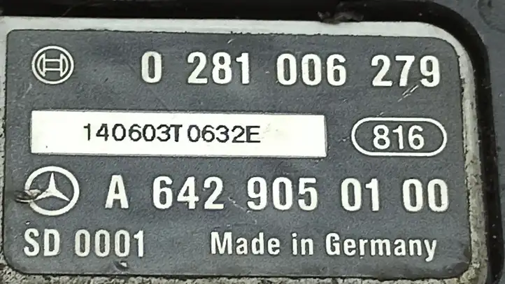 Mercedes-Benz E W212 (2009 - 2016) A6429050100 Датчик давления выхлопных газов — фото 5