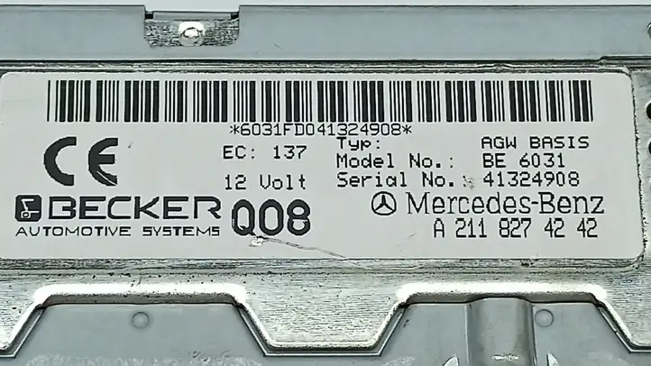 Mercedes-Benz E W211 (2002 - 2009) A2118274242 Усилитель звука — фото 6