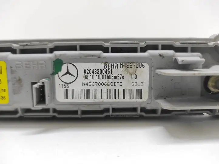 Mercedes-Benz C W204 (2007 - 2014) A2048300461 Электрический отопитель салона — фото 2