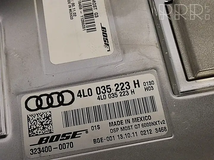 Audi Q7 4L (2009 - 2015) 4L0035223H Комплект аудиосистемы — фото 4