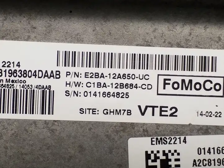 Ford Fiesta (2013 - 2017) C1BA12B684CD Блок управления двигателем (ECU) — фото 1