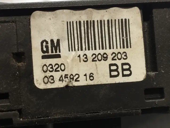 Opel Astra H (2004 - 2009) 13209203 Блок кнопок стеклоподъемников — фото 2