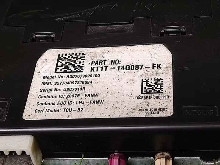 Ford Edge II (2015 - ) KT1T14G087FK Bluetooth модуль — фото 2