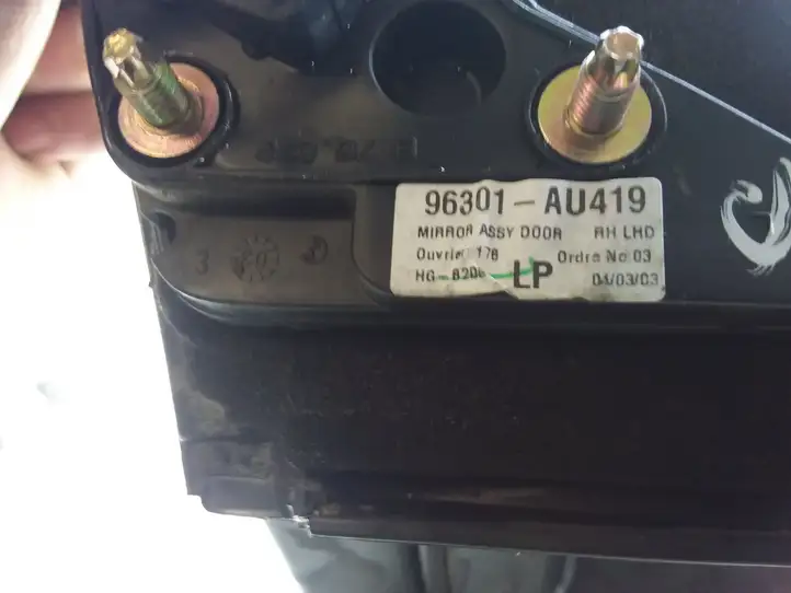 Nissan Primera (2001 - 2008) 96301AU419 Боковое зеркало с электроприводом — фото 4