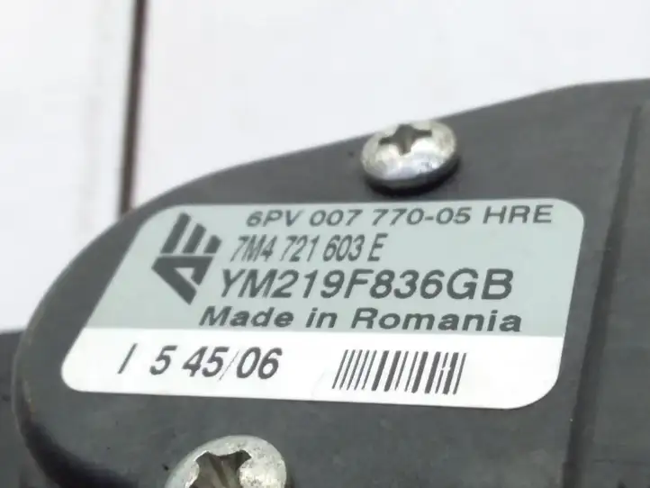 Seat Alhambra (Mk1) (2000 - 2010) 7M4721603E Педаль акселератора — фото 4