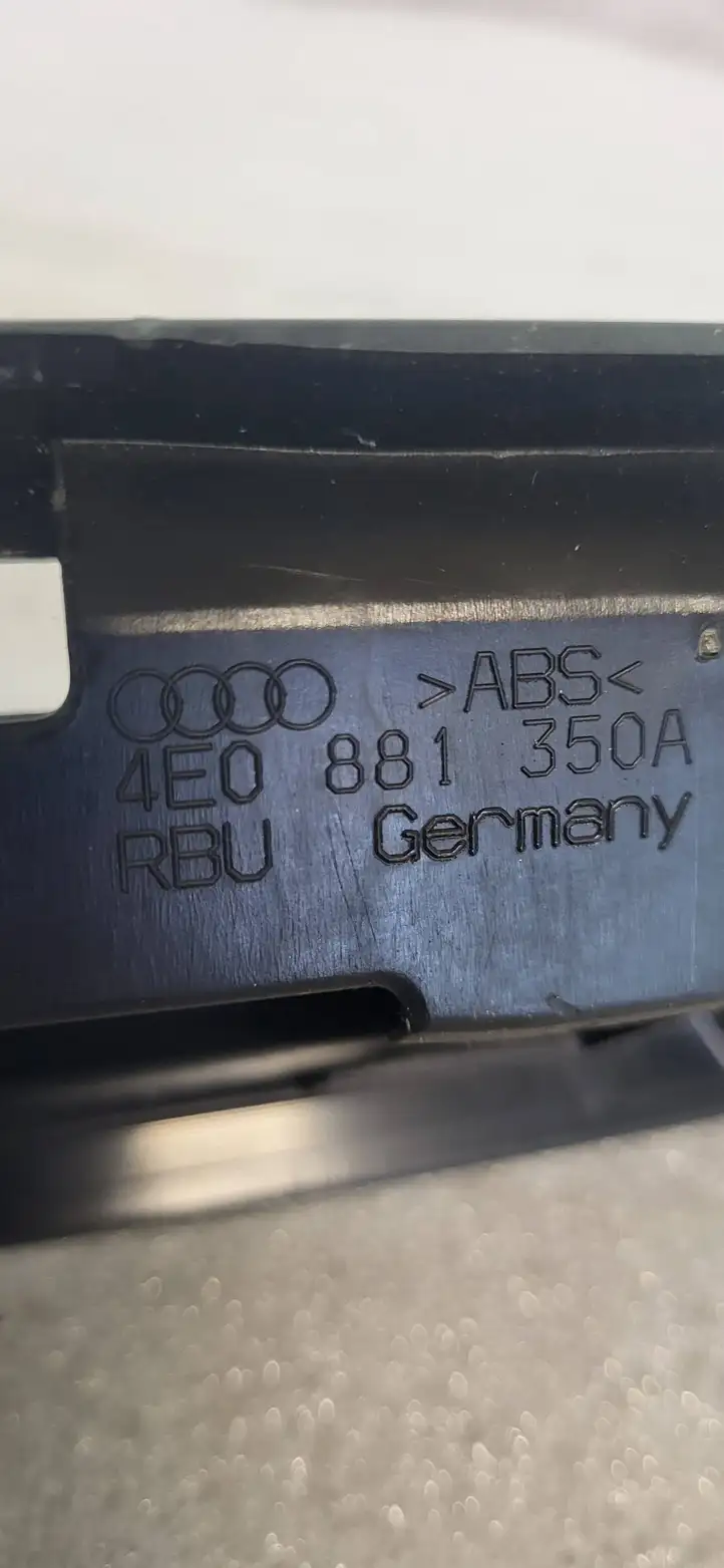 Audi A8 S8 D3 4E (2005 - 2007) 4E0881350A Салазки переднего сиденья пассажира — фото 4