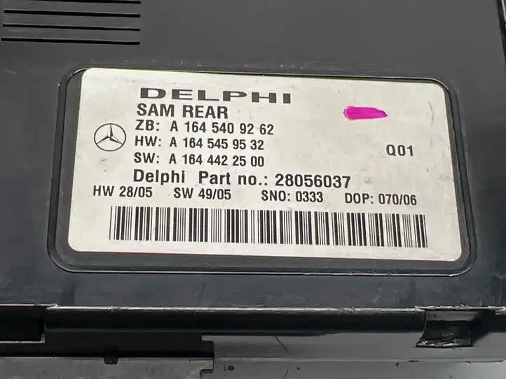 Mercedes-Benz ML W164 (2005 - 2011) A1645409262 Модуль комфорта — фото 6