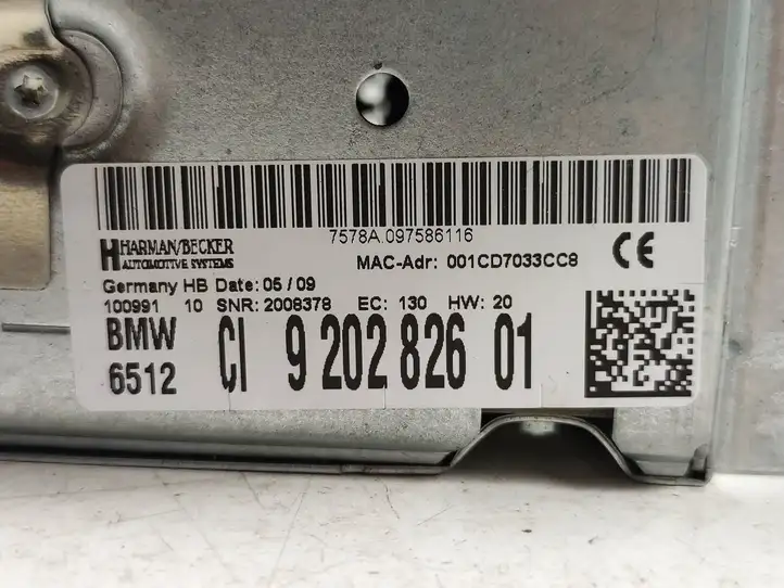 BMW 3 E90 E91 (2005 - 2012) 9202826 Магнитола / мультимедийная система — фото 7