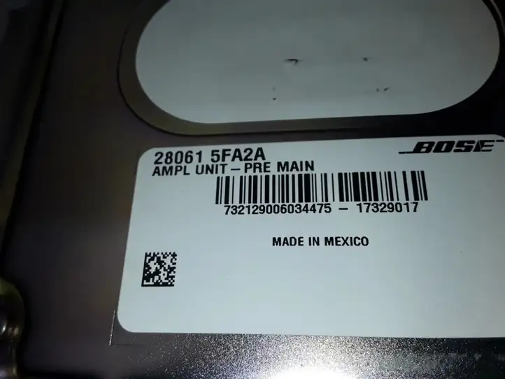 Nissan Micra K14 (2017 - ) 280615FA2A Усилитель звука — фото 3