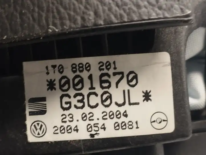 Volkswagen Touran I (2003 - 2010) 1T0880201 Подушка безопасности руля — фото 3