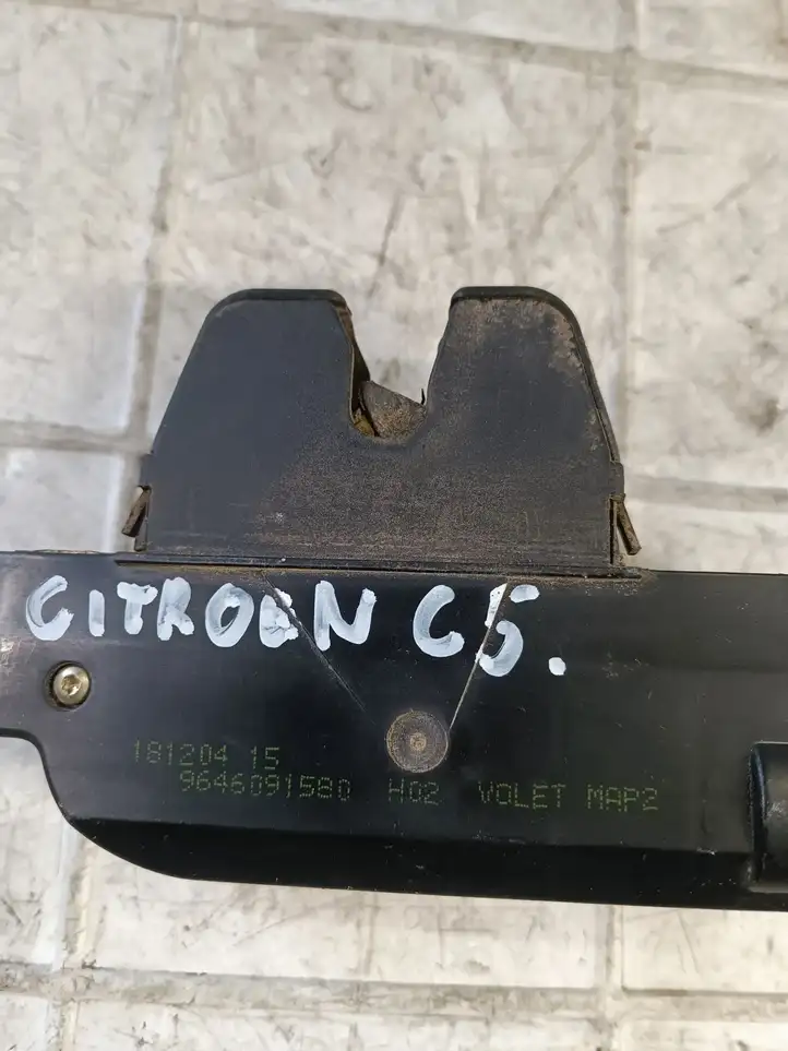 Citroen C5 (2004 - 2008) 9646091580 Замок крышки багажника — фото 2