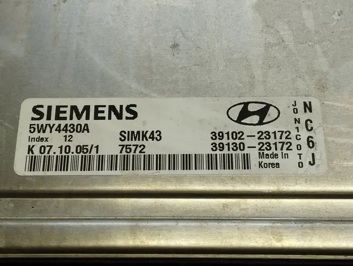 Hyundai Elantra (2003 - 2010) 3910223172 Блок управления двигателем (ЭБУ) — фото 2