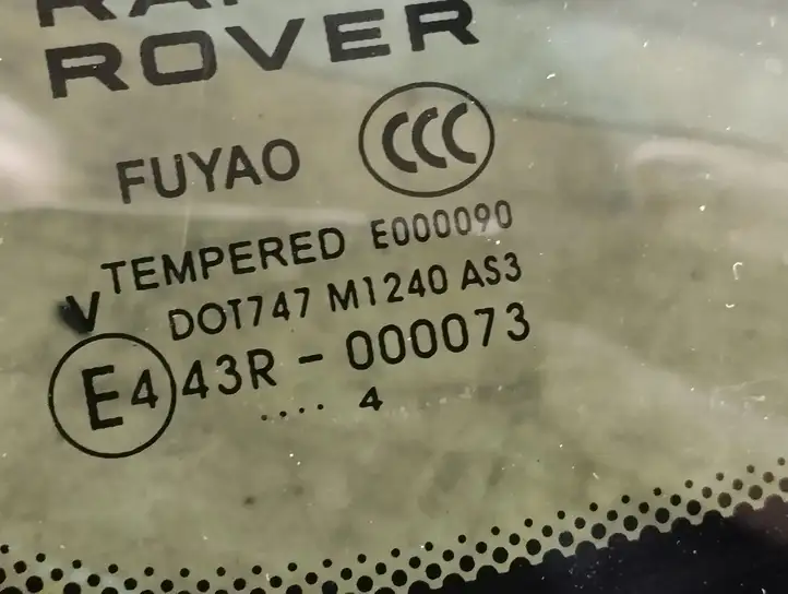 Land Rover Evoque I (2011 - 2015) 43R000073 Заднее боковое стекло — фото 2