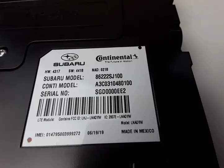 Subaru Forester SK (2018 - 2025) 86222SJ100 Магнитола / мультимедийная система — фото 2