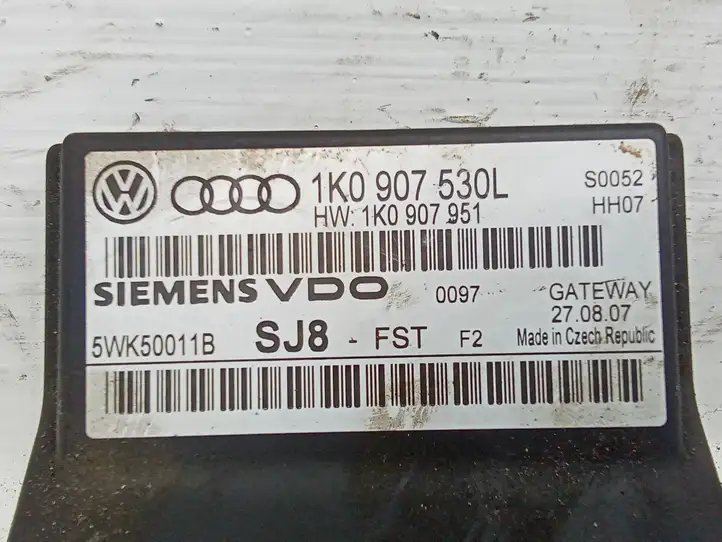 Volkswagen Caddy (2004 - 2010) 1K0907530L Модуль Gateway — фото 3