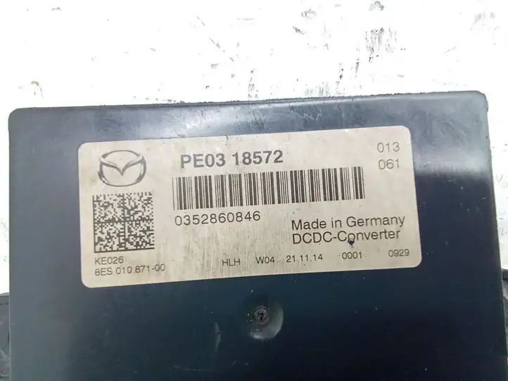 Mazda 3 II (2013 - 2017) PE0318572 Преобразователь напряжения — фото 4