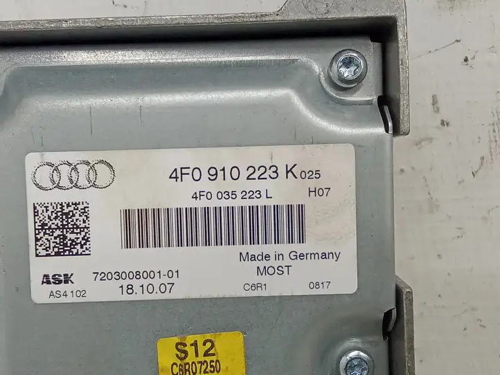 Audi A6 S6 C6 4F (2004 - 2008) 4F0910223K Усилитель звука — фото 2