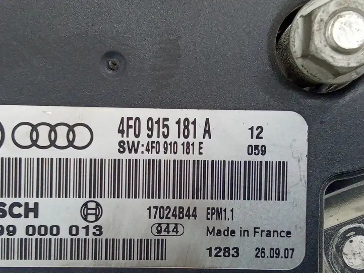 Audi A6 S6 C6 4F (2004 - 2008) 4F0915181A Блок управления электропитанием — фото 2