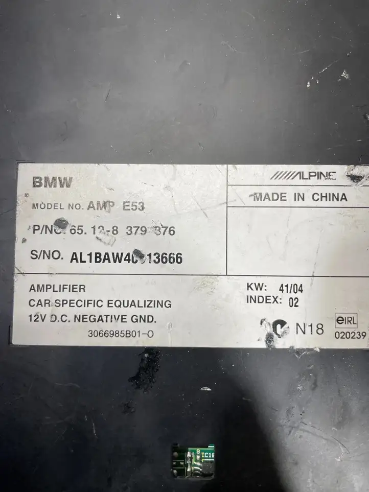 BMW X5 E53 (1999 - 2006) 8379376 Усилитель звука — фото 4
