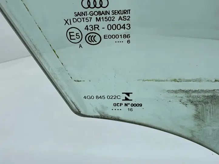 Audi A6 C7 (2014 - 2018) 4G0845022C Стекло передней двери — фото 3