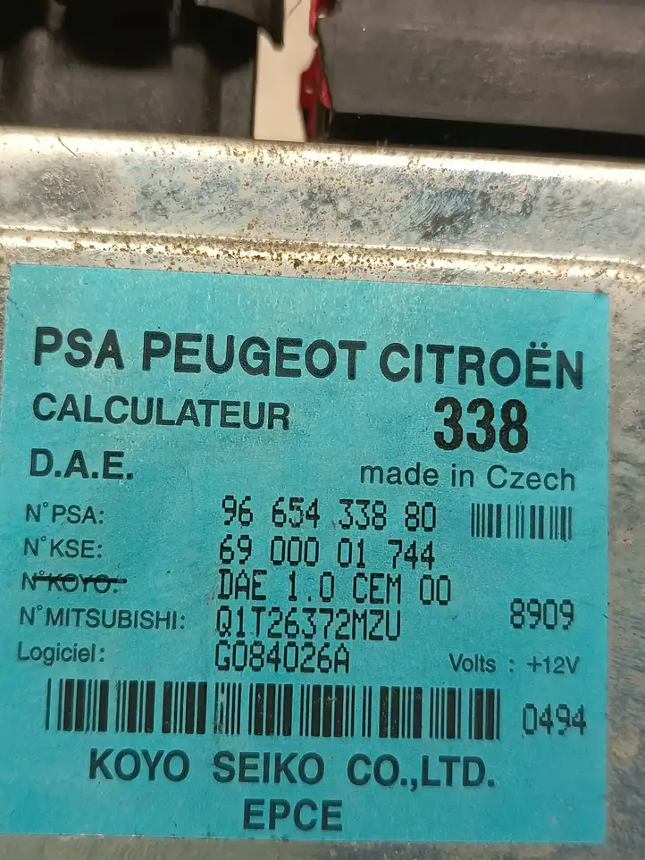 Citroen C3 (2002 - 2009) 9665433880 Блок управления усилителем руля — фото 5