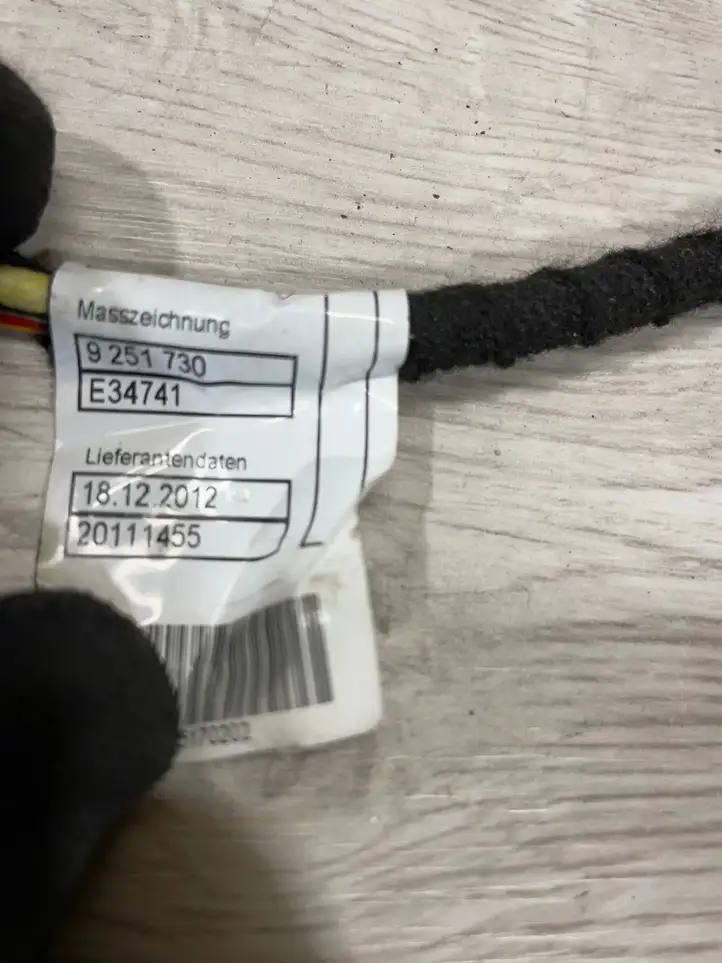 BMW 1 F20 F21 (2011 - 2019) 9251730 Прочая электропроводка — фото 4