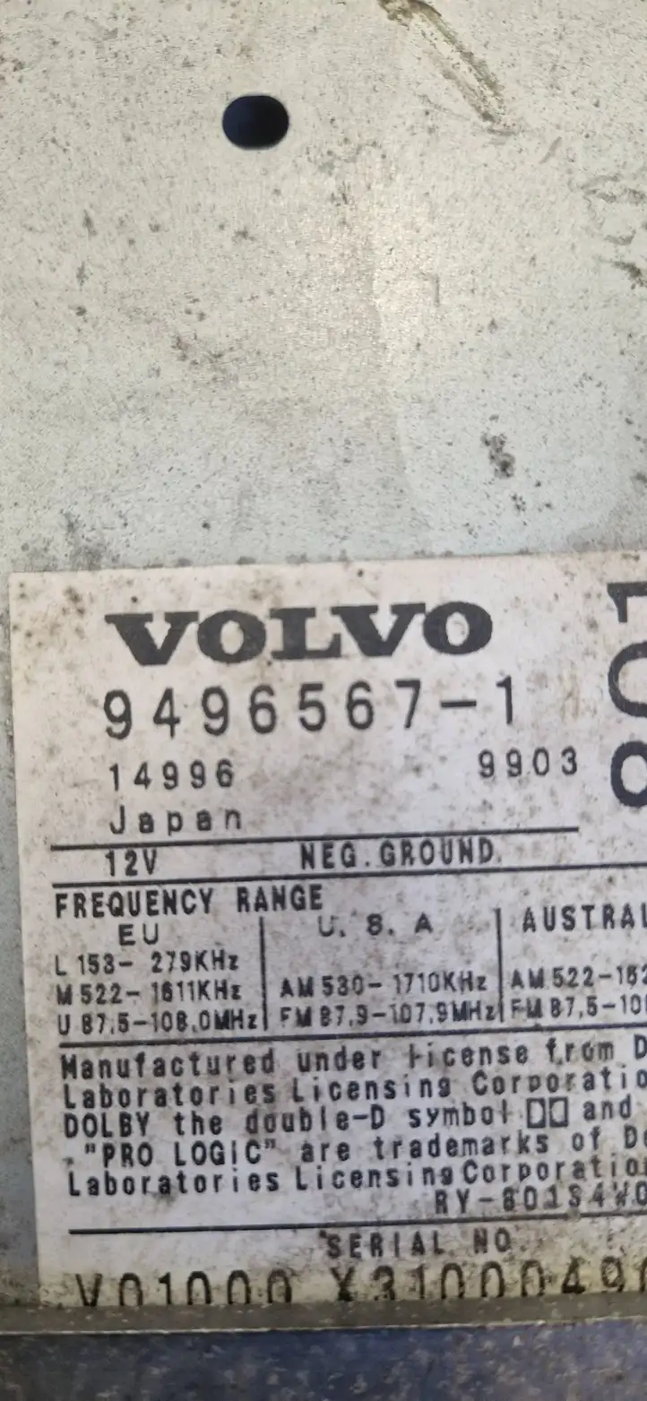 Volvo S80 (1998 - 2004) 94965671 Магнитола / мультимедийная система — фото 4