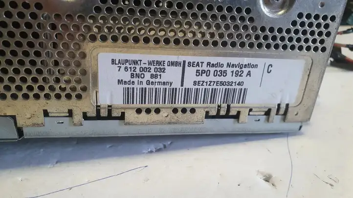 Seat Altea (2004 - 2009) 5P0035192A Магнитола / мультимедийная система — фото 8