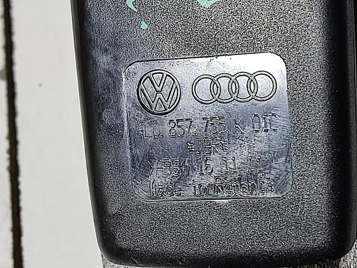 Audi Q7 4L (2009 - 2015) 4L0857755K Замок переднего ремня — фото 4