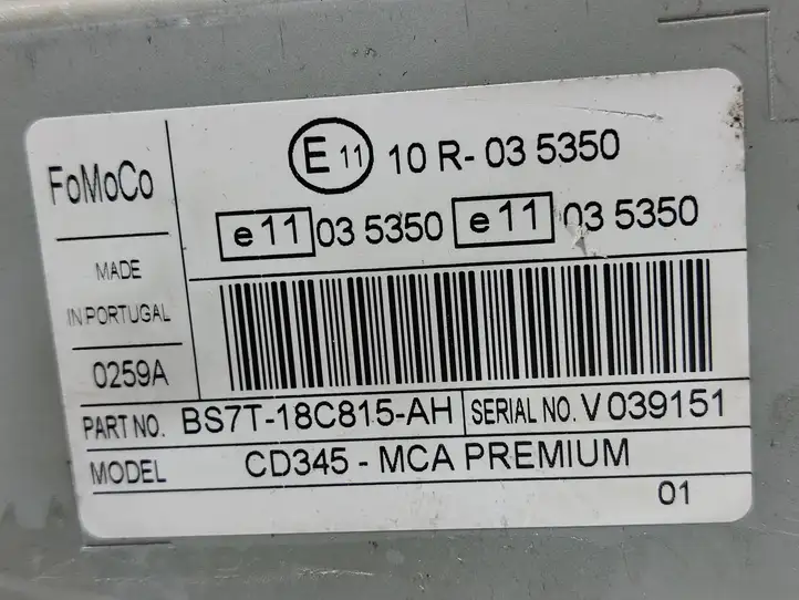 Ford Galaxy (2010 - 2015) BS7T18C815AH Магнитола / мультимедийная система — фото 5
