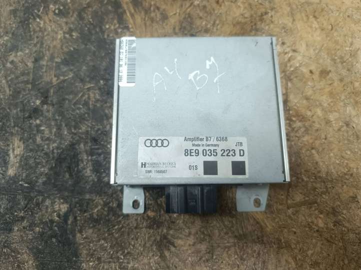 8E9035223D Audi A4 S4 B7 8E 8H Garso stiprintuvas