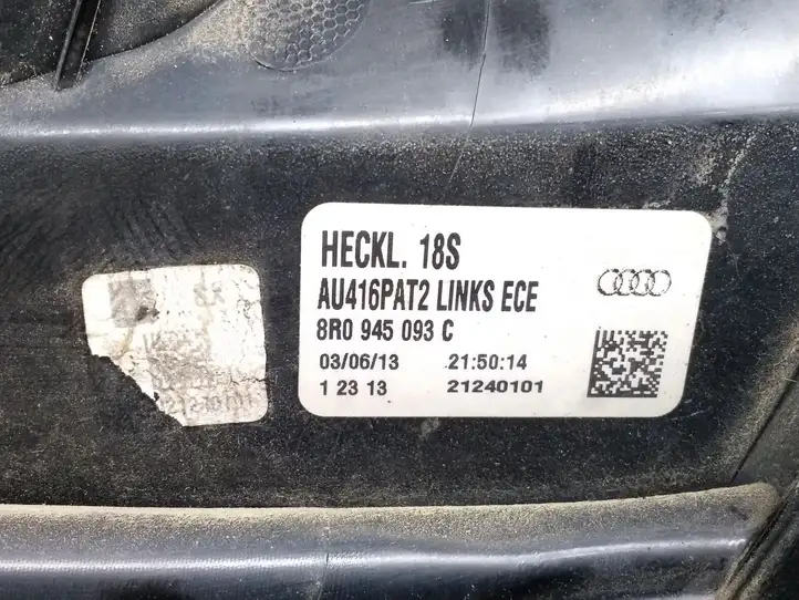 Audi Q5 SQ5 (2012 - 2017) 8R0945093C Задний фонарь в крышке багажника — фото 7