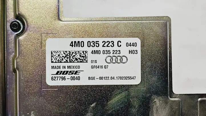 Audi Q7 4M (2015 - ) 4M0035223C Комплект аудиосистемы — фото 10