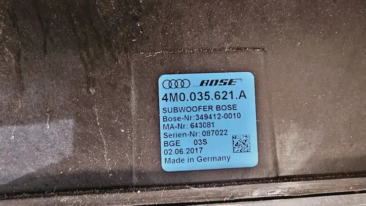 Audi Q7 4M (2015 - ) 4M0035223C Комплект аудиосистемы — фото 14