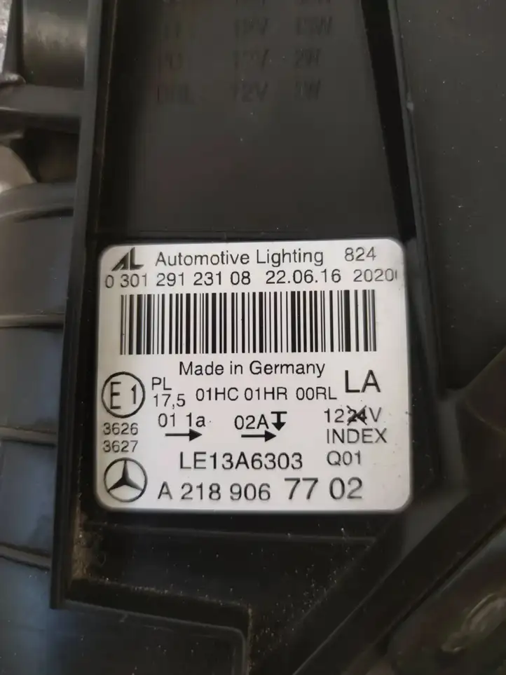 Mercedes-Benz CLS AMG C218 (2011 - 2015) A2189067702 Передняя фара — фото 7