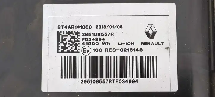 Renault Zoe (2012 - ) 295108557R Модуль аккумуляторной батареи гибридного автомобиля / электромобиля — фото 9