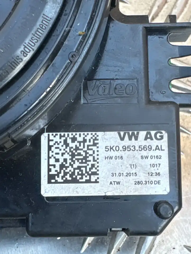 Volkswagen Sharan (2010 - 2015) 5K0953569AL Контактное кольцо SRS — фото 6